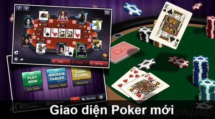 Giao diện mới Poker có gì hot?