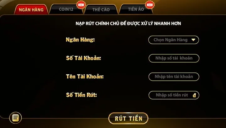 Hướng dẫn rút tiền game Poker chi tiết