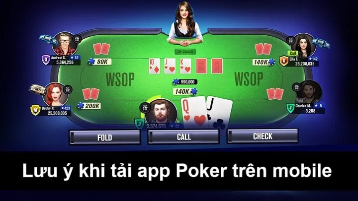 Những điều cần lưu ý khi tải app Poker trên mobile