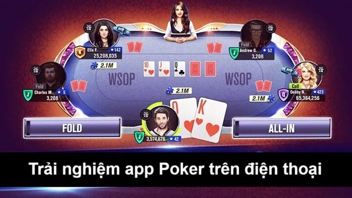 Trải nghiệm thú vị app Poker trên mobile mang lại
