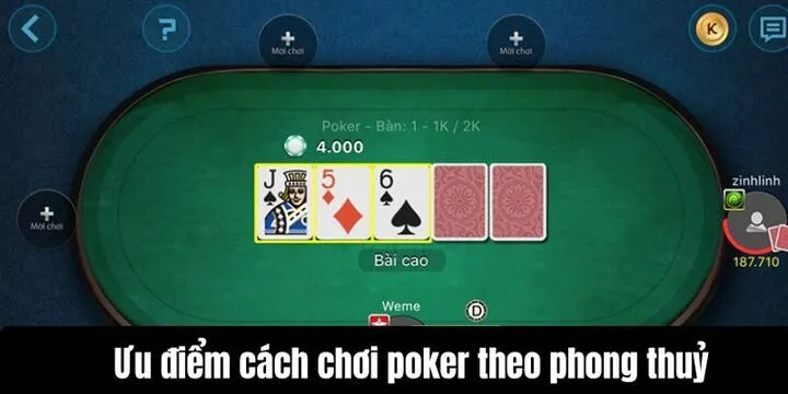 Cách chơi poker theo phong thủy và ưu điểm tuyệt vời