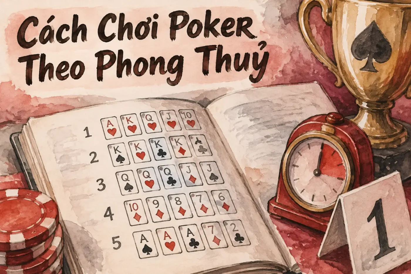 Cách chơi poker theo phong thuỷ được nhiều người áp dụng