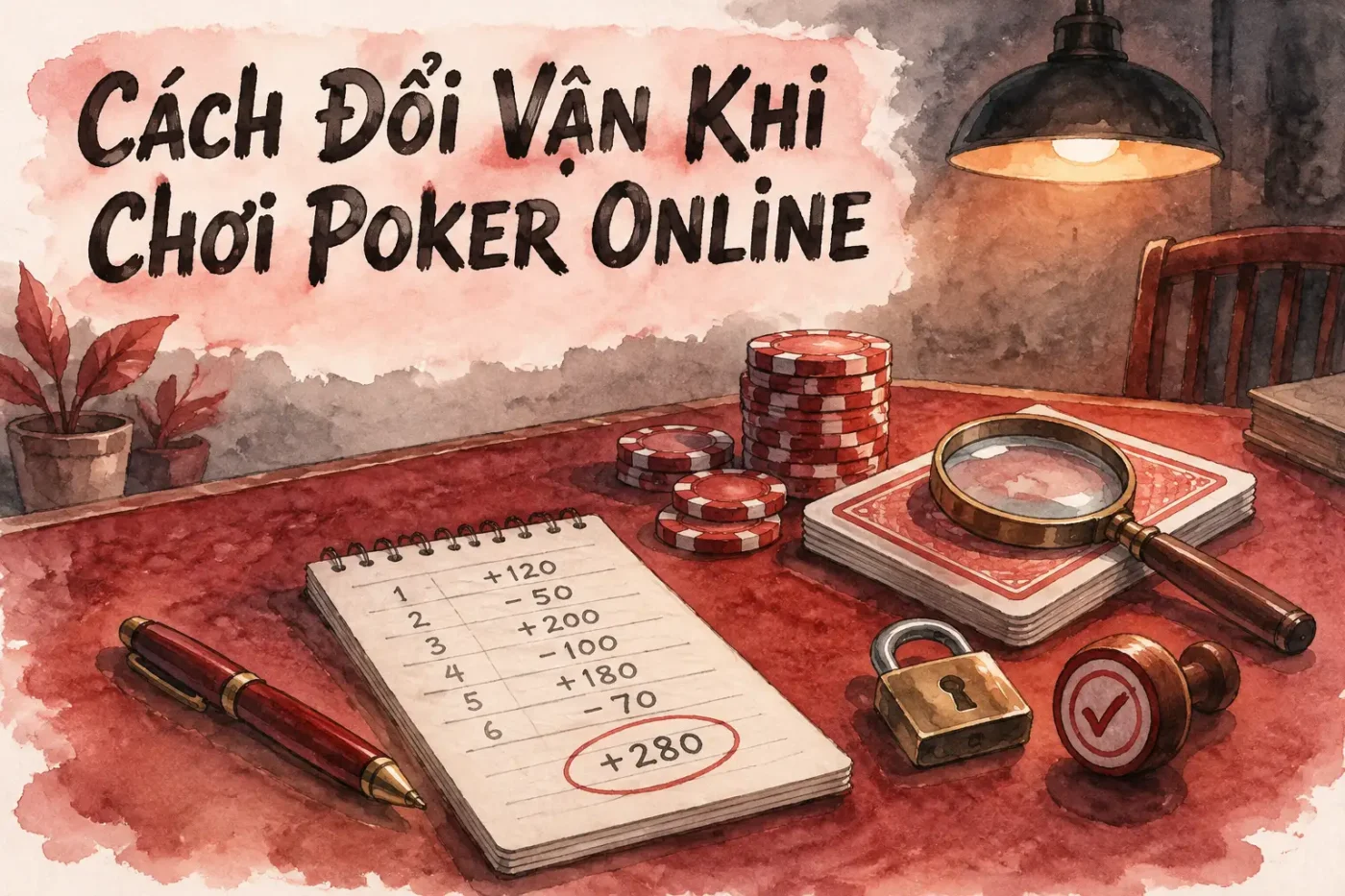 Cách đổi vận khi chơi poker online từ cao thủ lâu năm