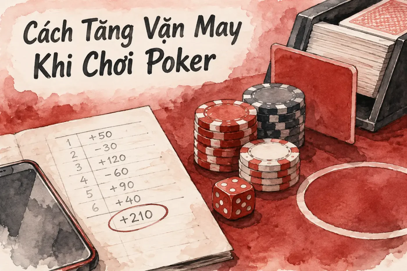 Cách tăng vận may khi chơi poker từ chuyên gia cá cược
