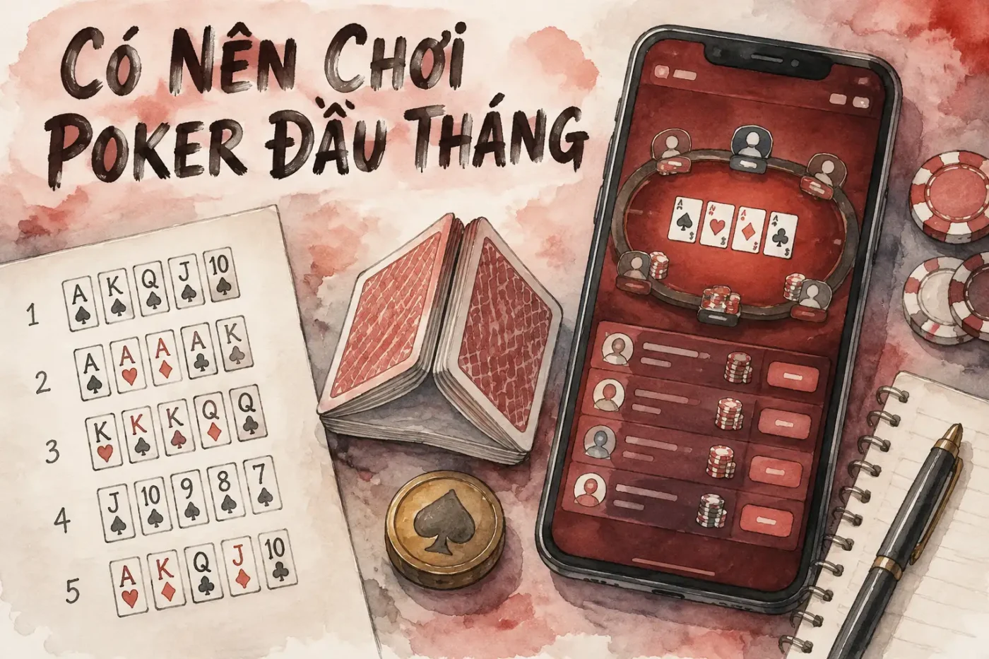 Có nên chơi poker đầu tháng không