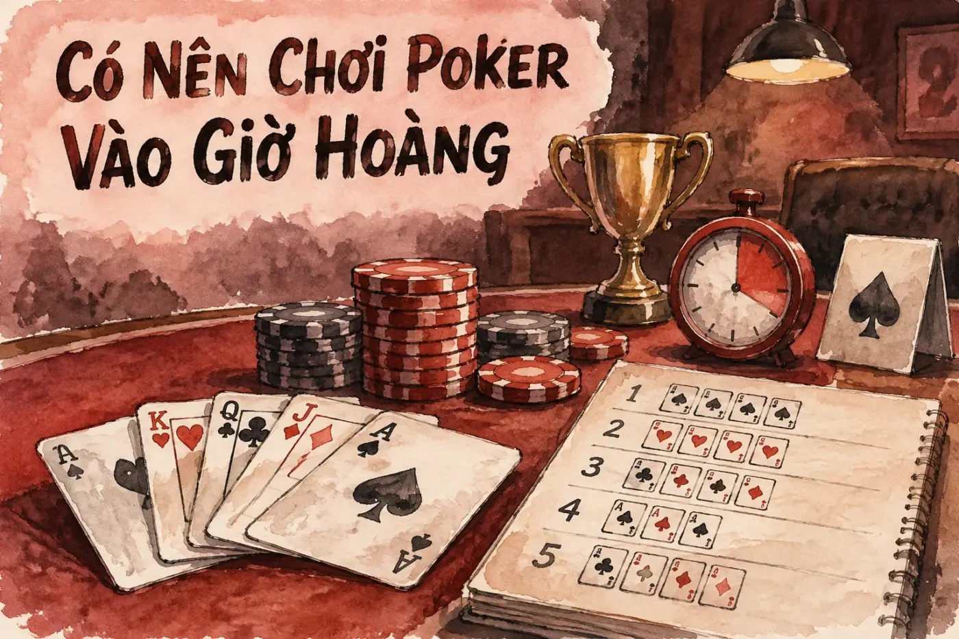 Có nên chơi poker vào giờ hoàng đạo không