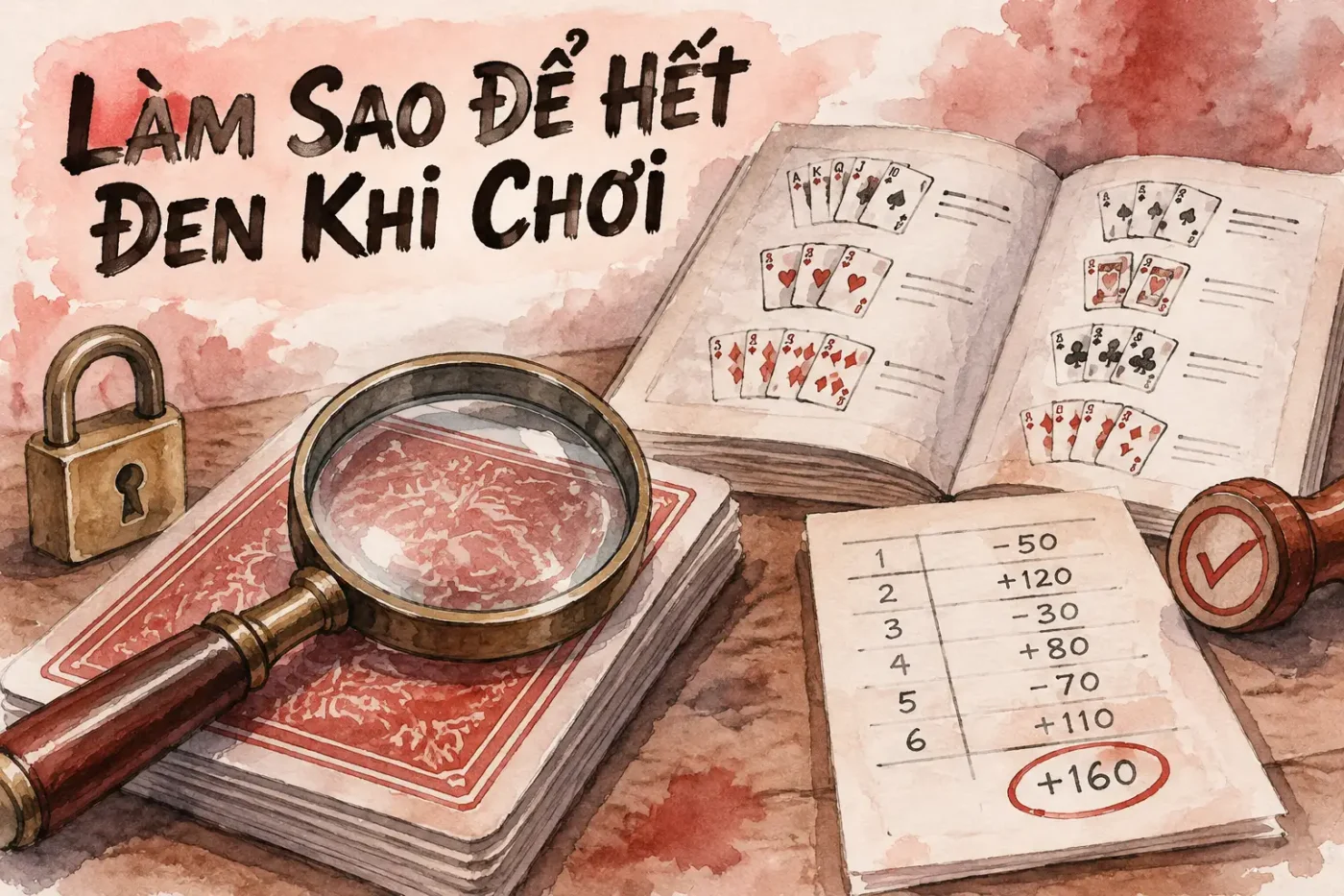 Làm sao để hết đen khi chơi poker