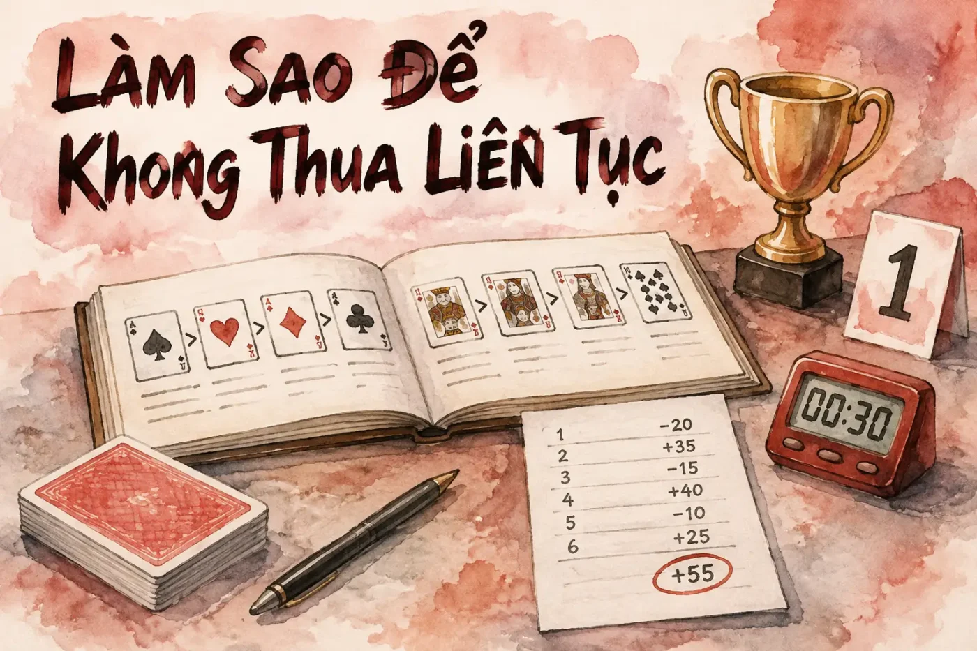 Làm sao để không thua liên tục khi chơi poker của chuyên gia