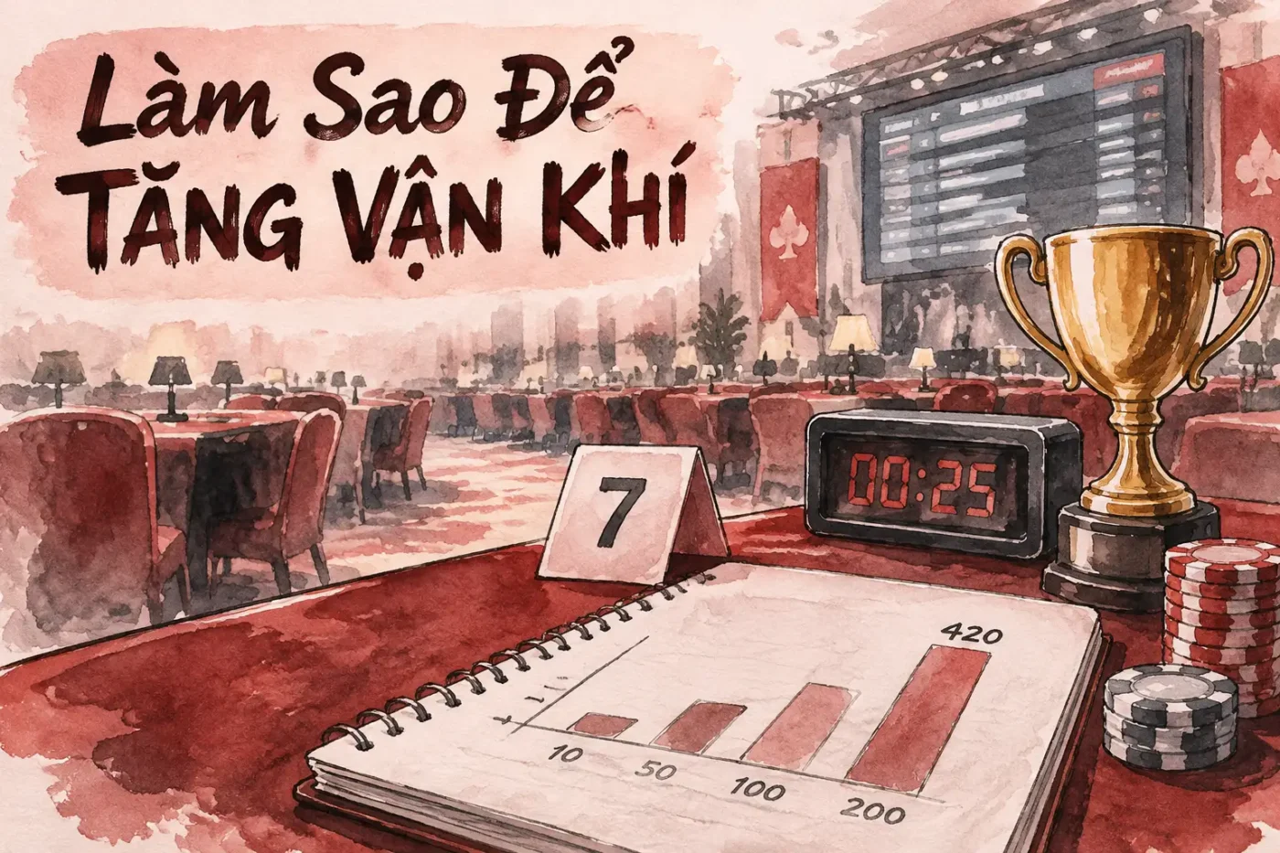 Làm sao để tăng vận khí khi chơi poker