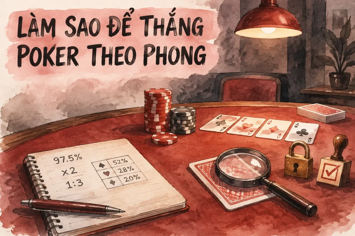Làm sao để thắng poker theo phong thuỷ